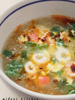 プチプチ海藻麺でヘルシー♪サンラータン風-レシピのメイン写真