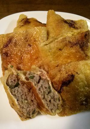 豚肉ザーサイの袋詰め-レシピのメイン写真