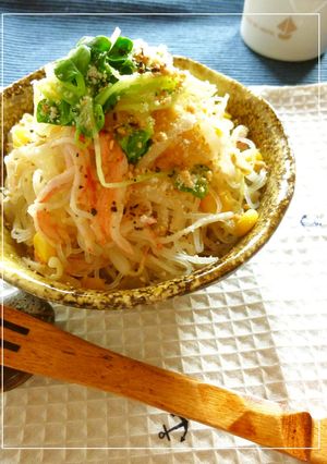 春雨ともやしのカレー風味の酢の物-レシピのメイン写真