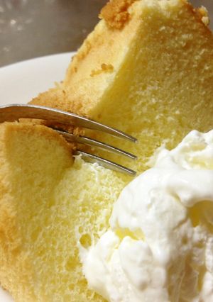極上。。。プレーン絹（シフォン）ケーキ-レシピのメイン写真