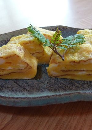 シンプル塩麹卵焼き-レシピのメイン写真