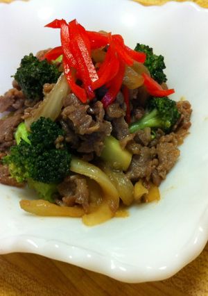 ご飯がススム＊牛肉の味噌焼き＊-レシピのメイン写真