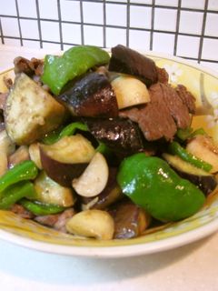 にんにくを食べる!塩だれ牛肉炒め!-レシピのメイン写真