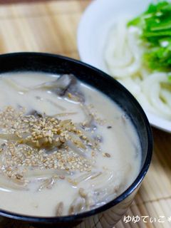 まろやか☆豆乳つけうどん-レシピのメイン写真
