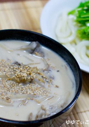 まろやか☆豆乳つけうどん-レシピのメイン写真