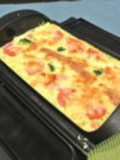 ルクエで野菜たっぷりオムレツ-レシピのメイン写真