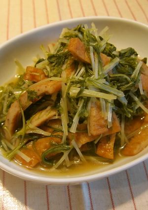 煮るだけ簡単✿水菜とさつま揚げの煮びたし-レシピのメイン写真