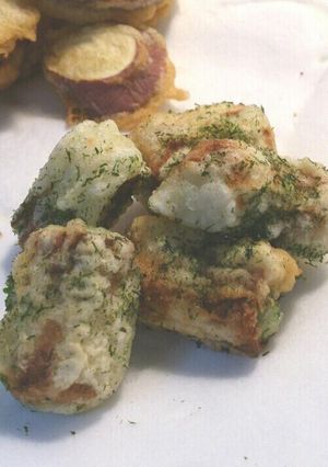 子供が大好き♪ちくわとインゲンの磯辺あげ-レシピのメイン写真