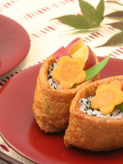青じそ風味の飾りいなり-レシピのメイン写真