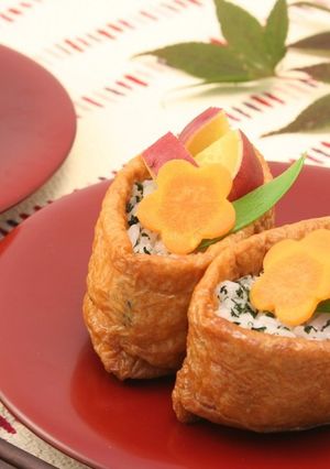 青じそ風味の飾りいなり-レシピのメイン写真