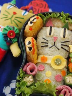 ネコちゃん弁当-レシピのメイン写真