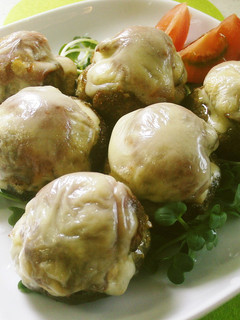 肉詰め椎茸のチーズ焼き-レシピのメイン写真