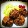 肉汁!!縮まないメンチカツ。