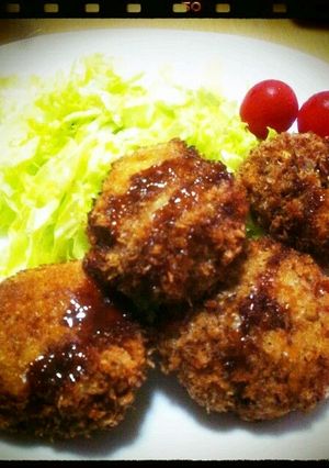 肉汁！！縮まないメンチカツ。-レシピのメイン写真