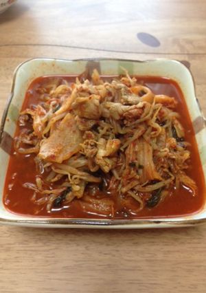 豚肉とキムチの炒め物-レシピのメイン写真
