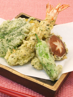 天ぷらの盛り合わせ 青しそ風味-レシピのメイン写真