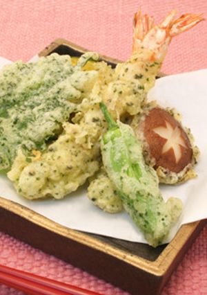 天ぷらの盛り合わせ　青しそ風味-レシピのメイン写真