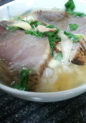 簡単！鰹タタキの湯かけ飯-レシピのメイン写真