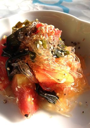 プチプチ海藻麺のナムル風サラダ♬-レシピのメイン写真