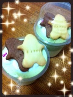 2層♪抹茶のレアチーズケーキ-レシピのメイン写真