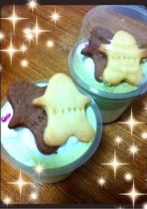 2層♪抹茶のレアチーズケーキ-レシピのメイン写真