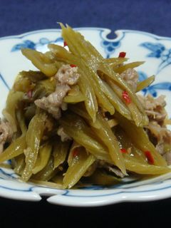 ふきと豚肉のきんぴら炒め-レシピのメイン写真