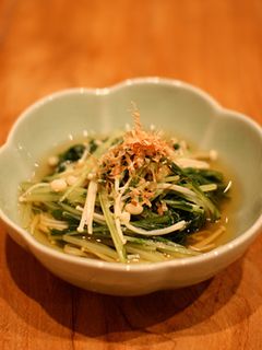 【簡単副菜】水菜とえのきたけの煮びたし-レシピのメイン写真