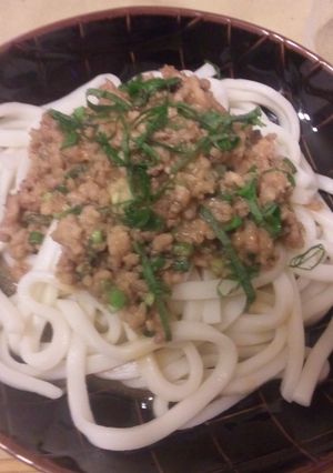 肉みそdeうどん-レシピのメイン写真