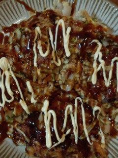 お好み焼き?ハンバーグ?豚色々焼き-レシピのメイン写真