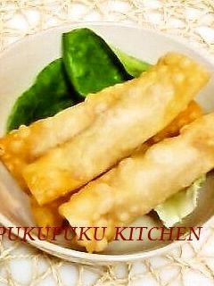 餃子の皮で簡単♬鶏ささみの巻き揚げ-レシピのメイン写真