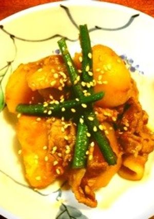 お母さんのほくほくじゃがいも韓国風煮-レシピのメイン写真