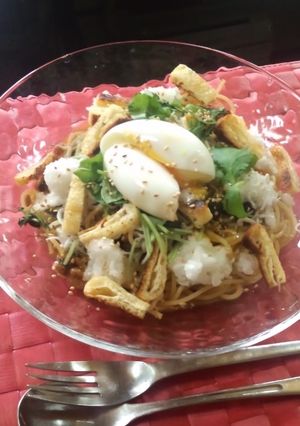 納豆おろし♪冷製パスタ-レシピのメイン写真