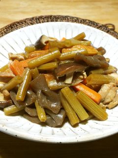 蕗の炒め煮-レシピのメイン写真
