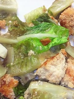 レタスと豆腐の甘味噌炒め-レシピのメイン写真