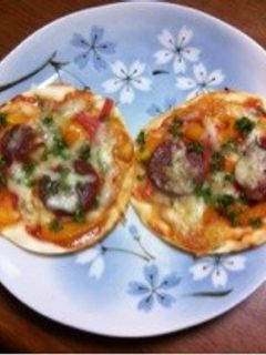 餃子の皮 de ミニピザ-レシピのメイン写真