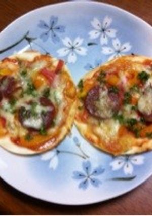 餃子の皮 de ミニピザ-レシピのメイン写真