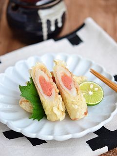 お弁当に〜♪竹輪明太の天麩羅-レシピのメイン写真