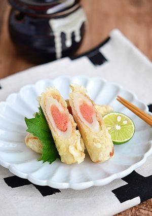 お弁当に〜♪竹輪明太の天麩羅-レシピのメイン写真