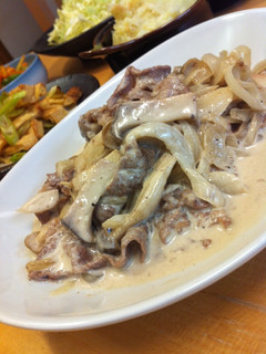 牛肉ときのこのクリーム煮♪-レシピのメイン写真