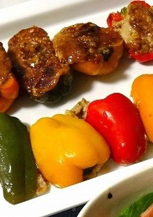 カラフル肉豆腐詰☆-レシピのメイン写真