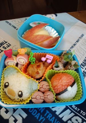 ポケモン弁当（10月18日）-レシピのメイン写真