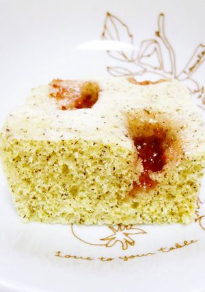 ルクエde紅茶といちごジャムの蒸しケーキ-レシピのメイン写真