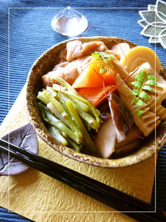水ぶきと筍と油麩の煮物-レシピのメイン写真