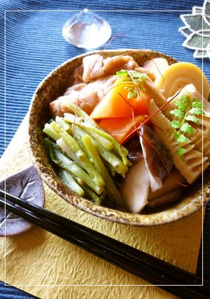 水ぶきと筍と油麩の煮物-レシピのメイン写真