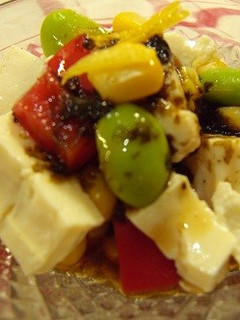 夏野菜と豆腐のサラダ-レシピのメイン写真