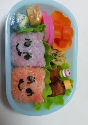 キャラ弁 ねこさん 年少２回目-レシピのメイン写真