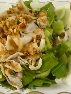 ビールが進む!チンゲン菜の豚しゃぶサラダ-レシピのメイン写真