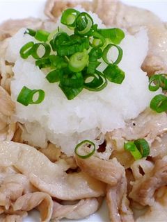 豚薄切り肉の大根おろしのせ-レシピのメイン写真