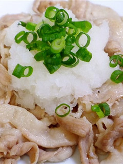 豚薄切り肉の大根おろしのせ-レシピのメイン写真
