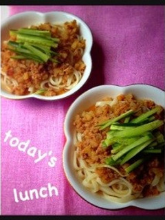 肉味噌うどん-レシピのメイン写真